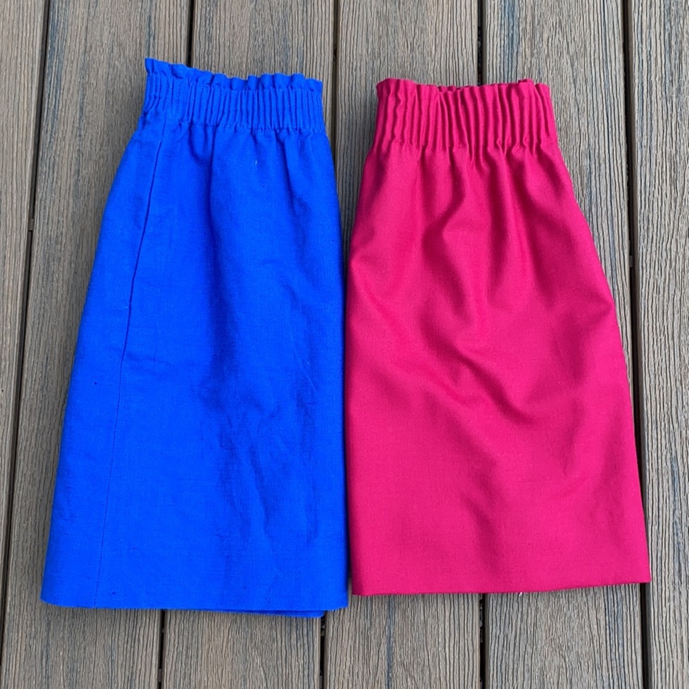 J.Crew sidewalk skirt bundle of 2 in size 0
